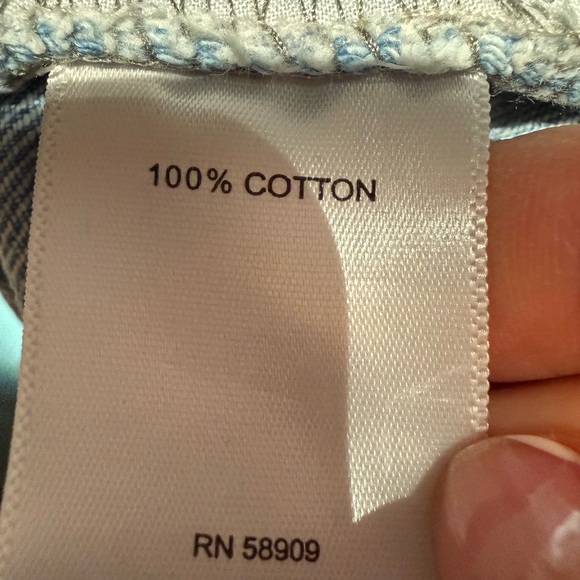 Chelsea & Violet Floral Embroidered Distressed Jeans Size 27 - Picture 8 of 8